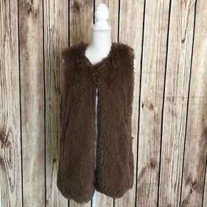 Betsey Johnson Faux Fur Vest